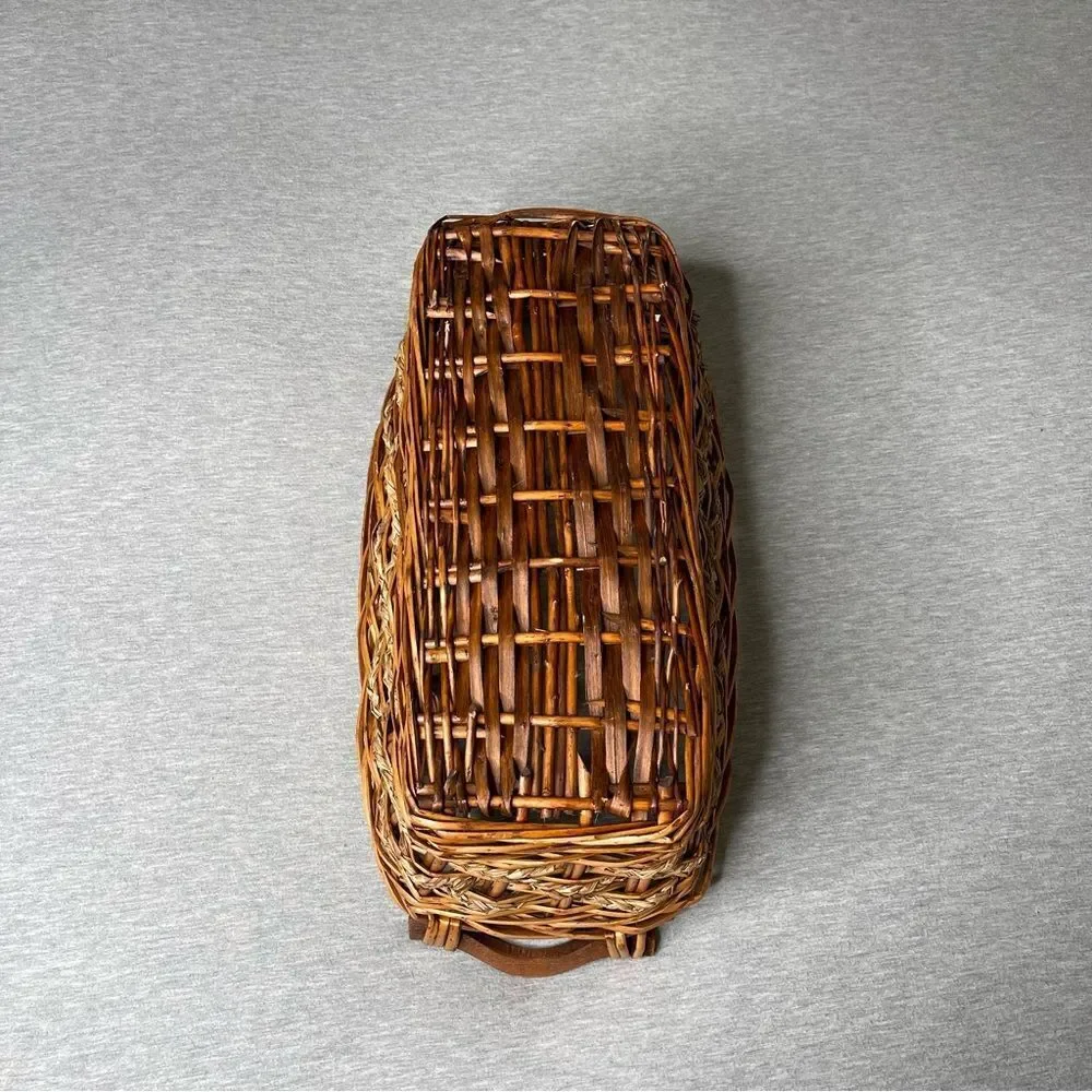 Target 18”x9” Wicker Woven Long Storage Basket with Handles